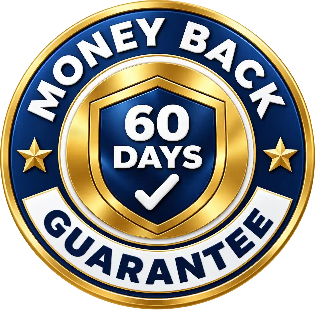 Joseph's Well 60-day money-back guarantee badge