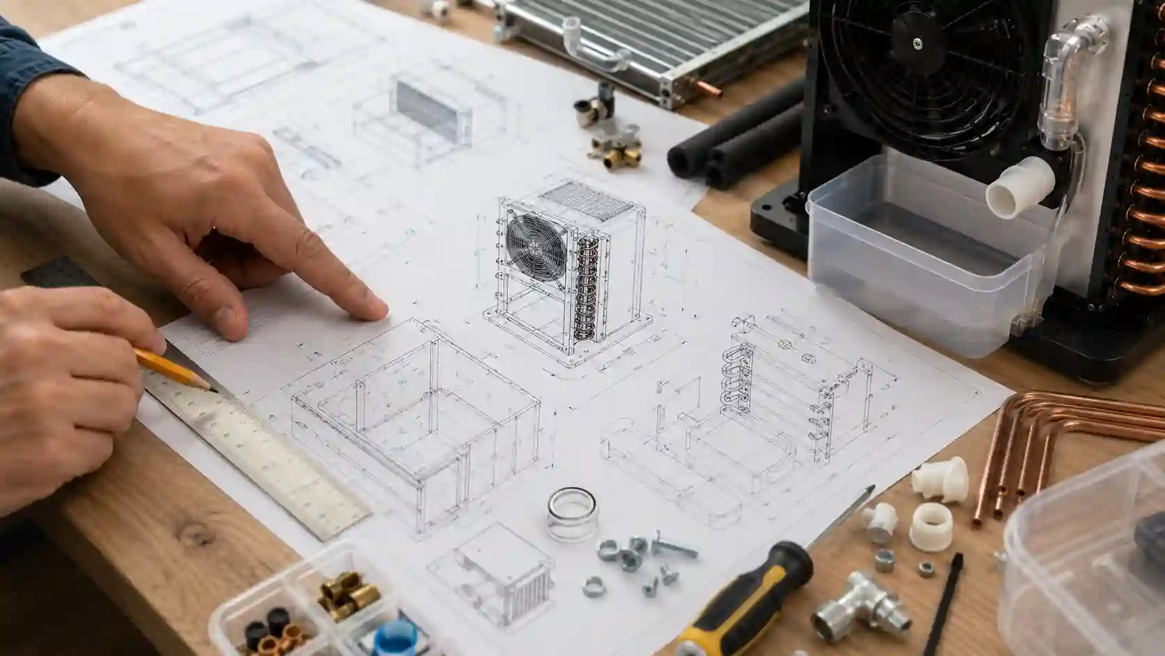 Printable blueprints for the Joseph's Well DIY atmospheric water generator
